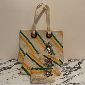 Adorable Straw set of 3 bags